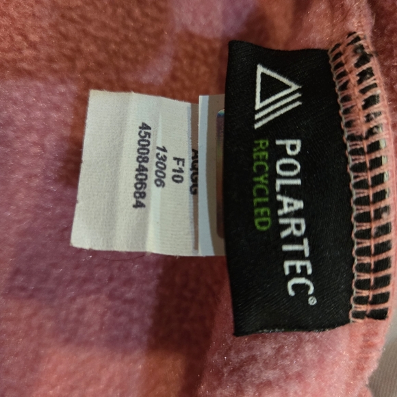 North Face Pink Full Zip Fleece Jacket XL (18) Girls AQGG F10 Explorers Gear - Picture 7 of 7